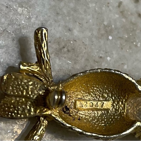 Vintage Owl Brooch Sphinx Jewelry - Picture 7 of 10